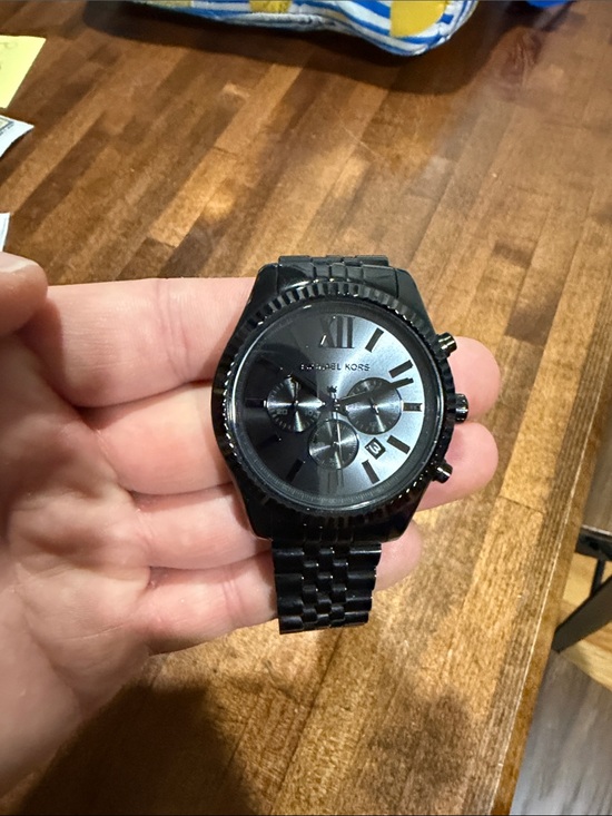 Michael Kors Other - Michael Kors Men's All-Black Chronograph Bracelet Watch